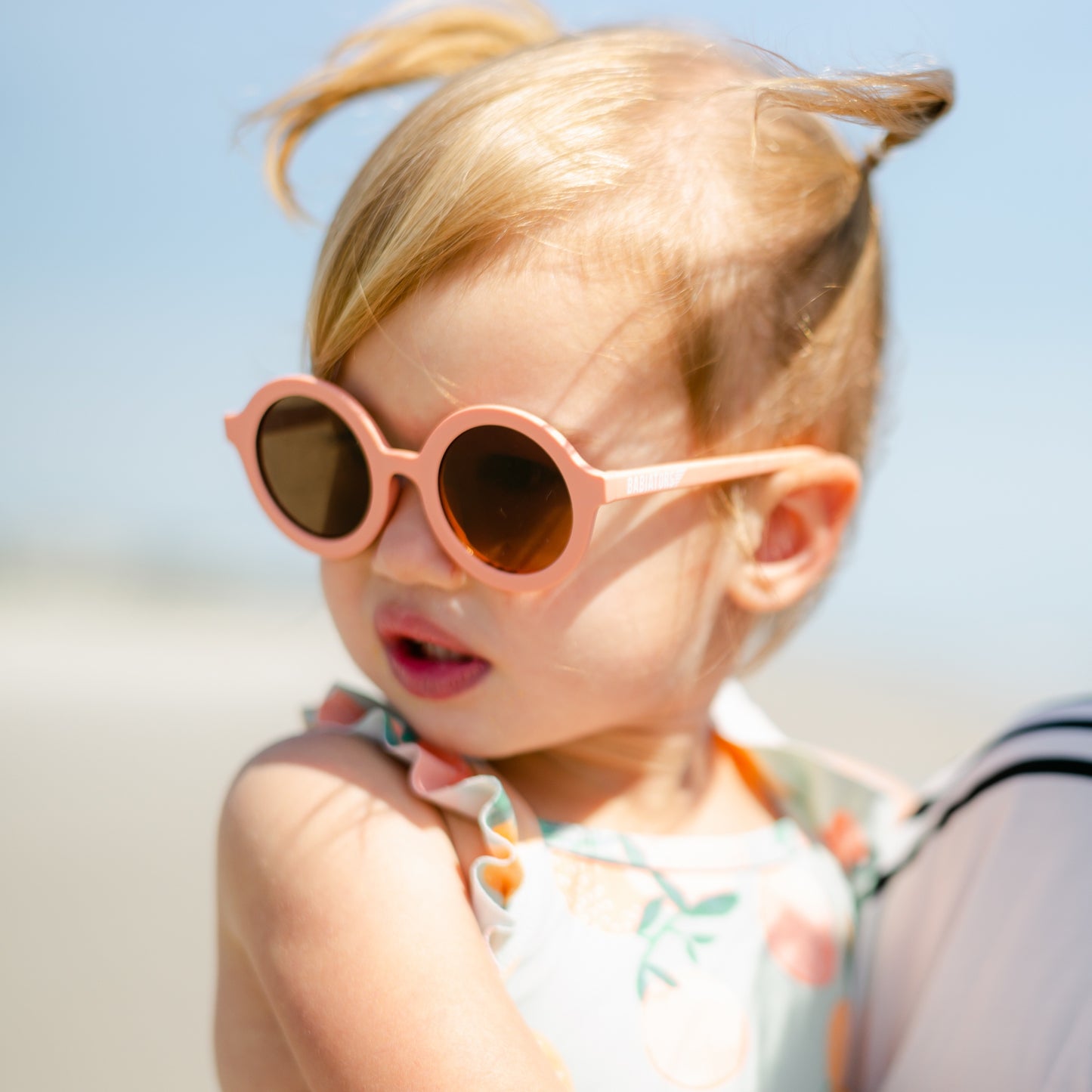Euro Round Sunglasses | "Peachy Keen''