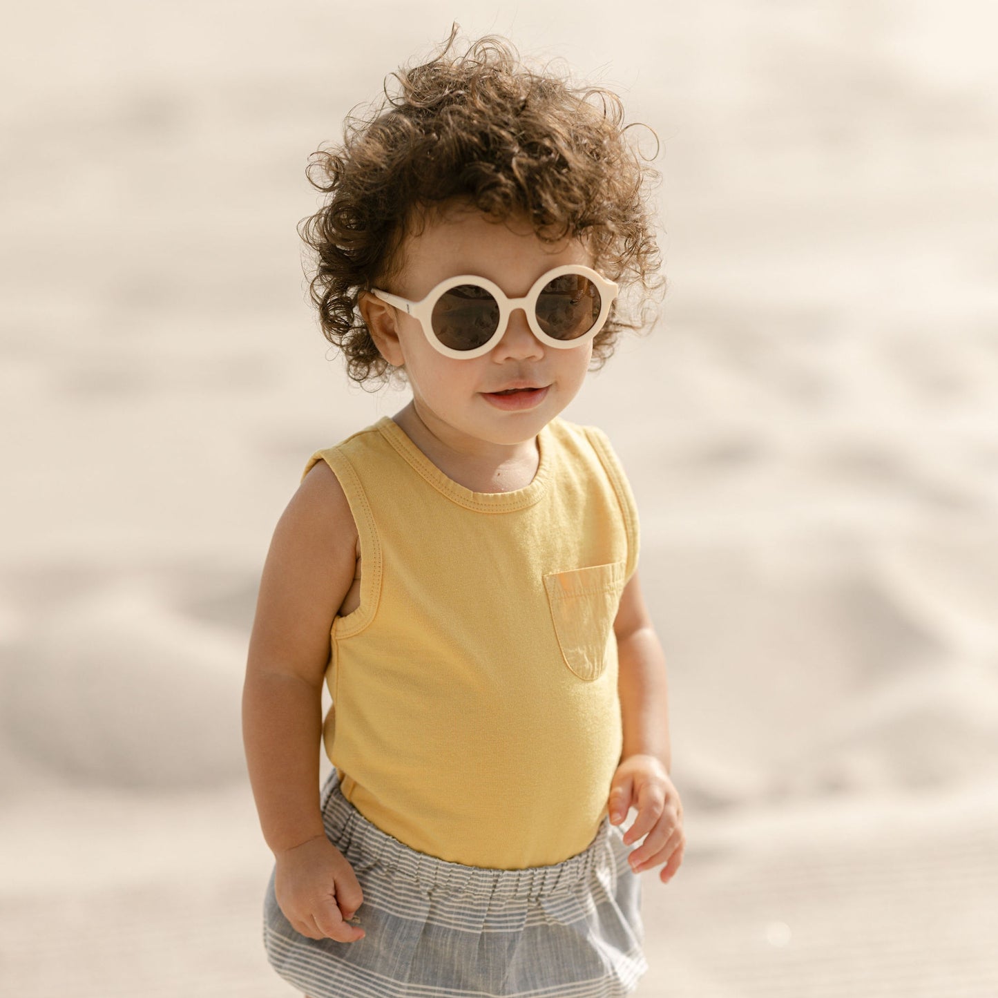 Euro Round Sunglasses | "Sweet Cream" - Babiators Canada