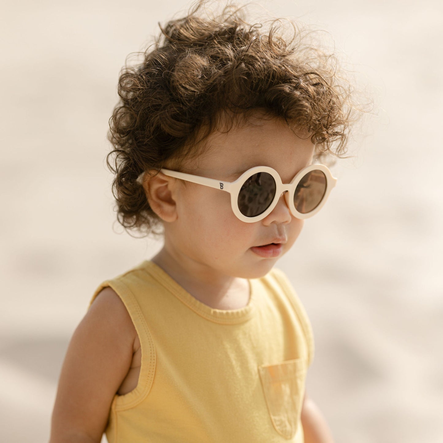 Euro Round Sunglasses | "Sweet Cream" - Babiators Canada