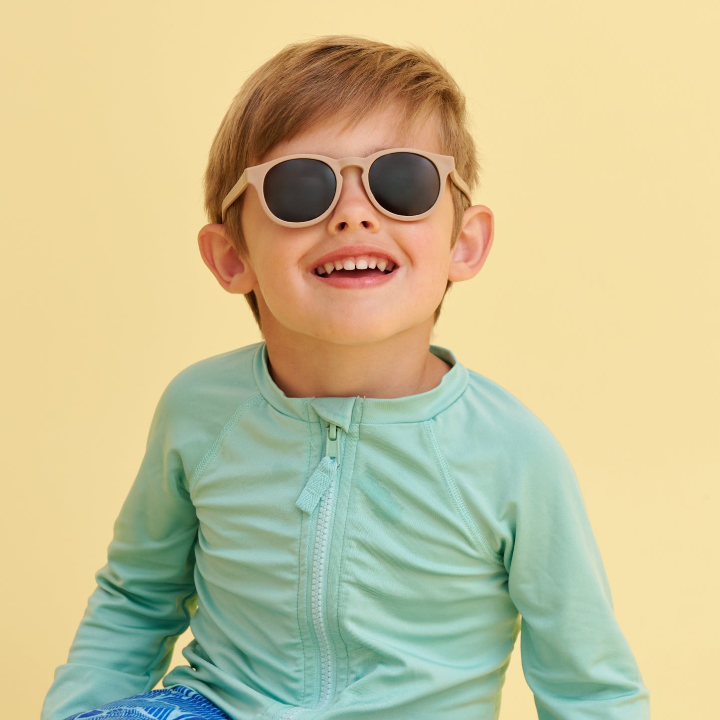 The Eco Collection Keyhole Sunglasses | Soft Sand