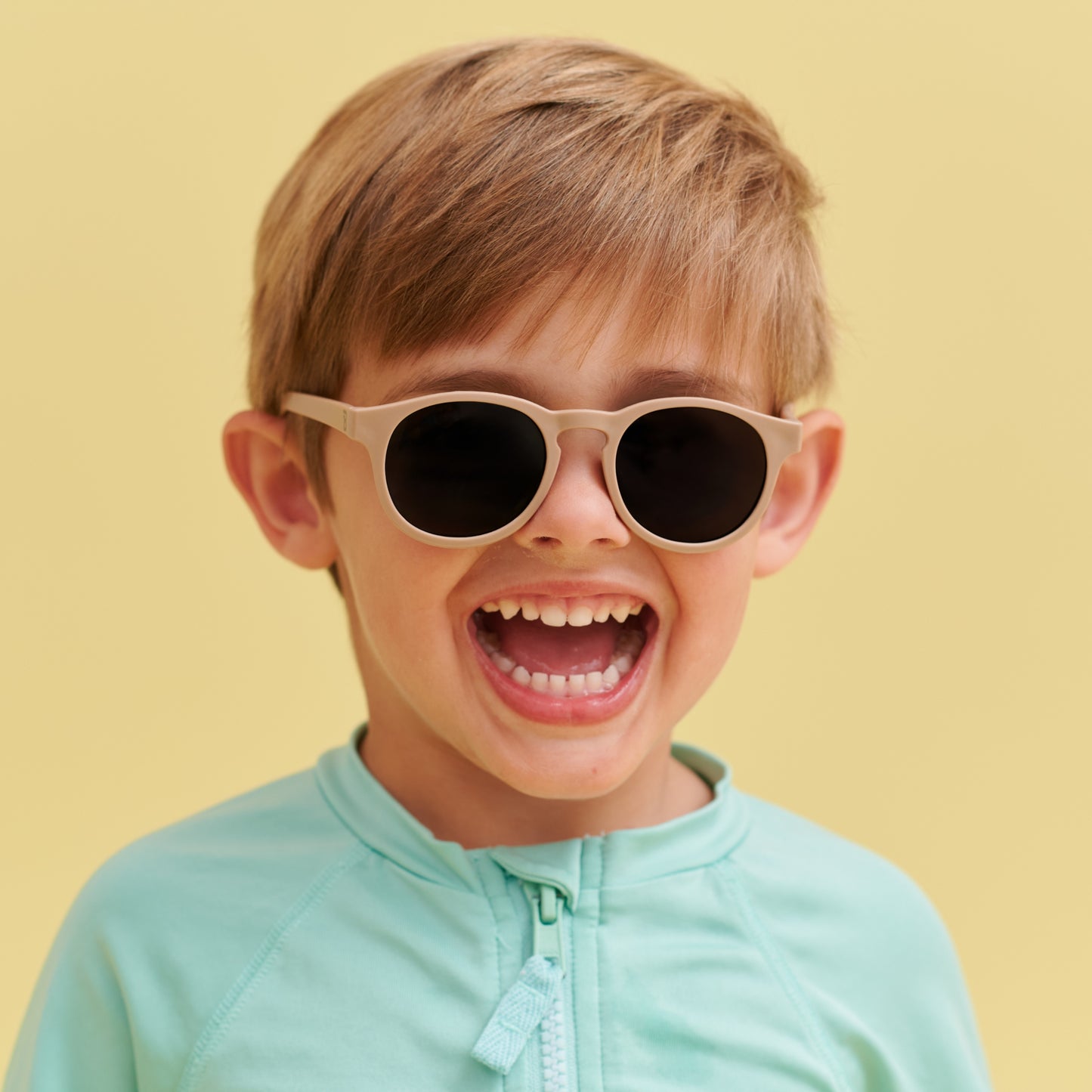 The Eco Collection Keyhole Sunglasses | Soft Sand