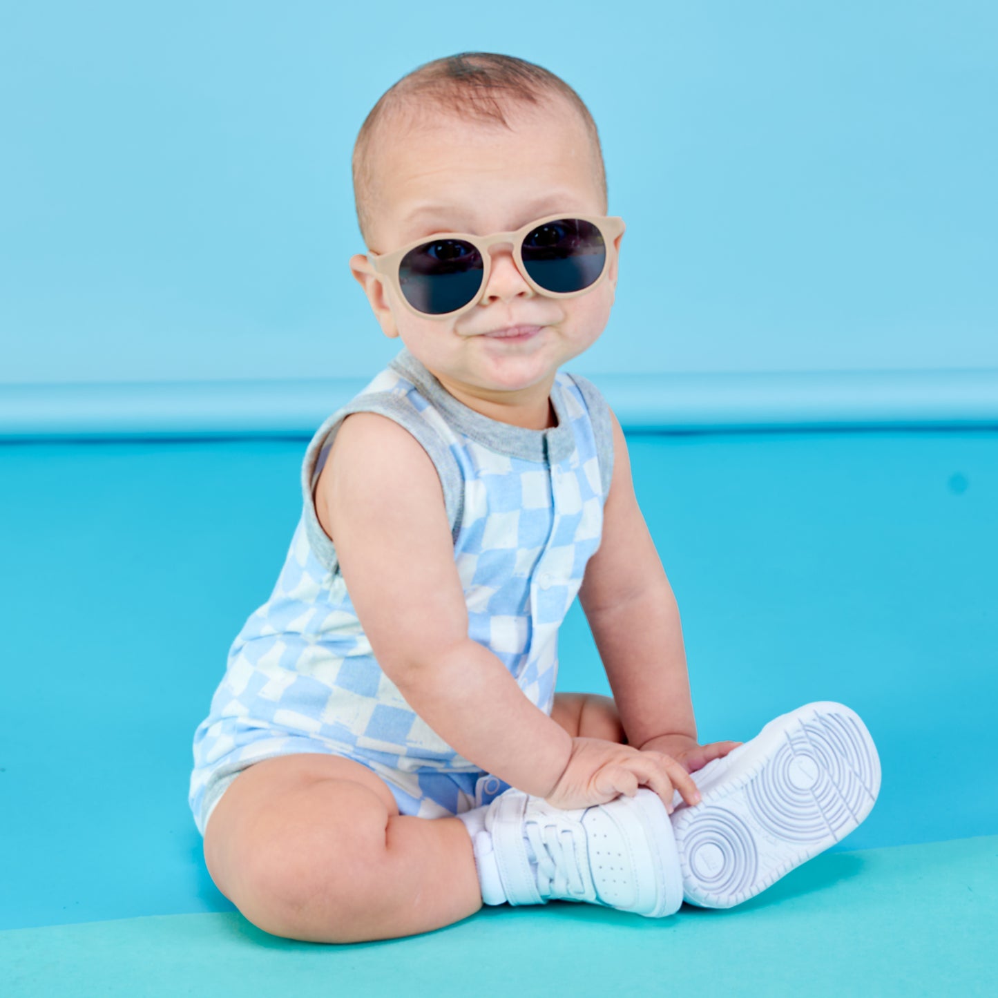The Eco Collection Keyhole Sunglasses | Soft Sand