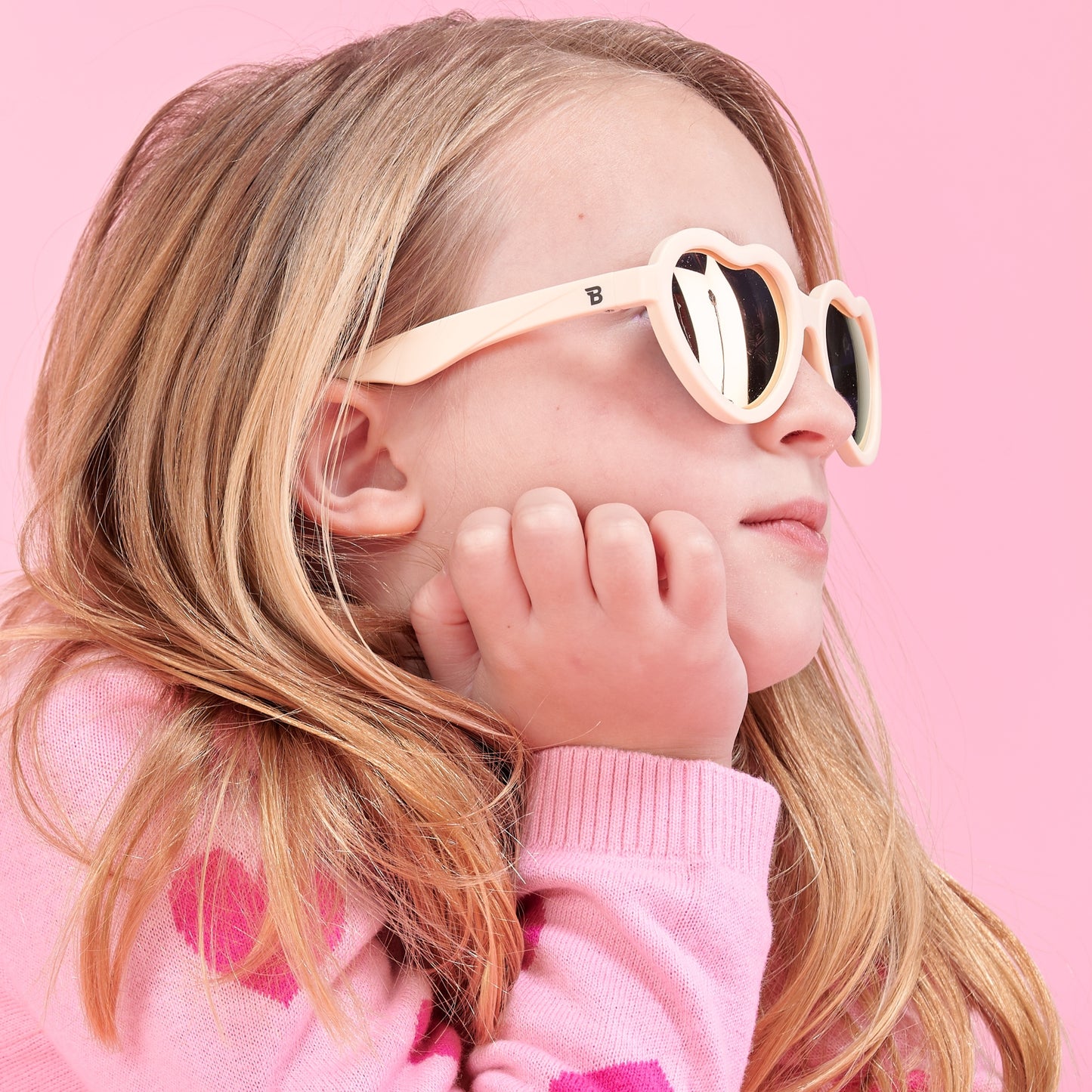 Polarized Heart Sunglasses | Sweet Cream - Babiators Canada