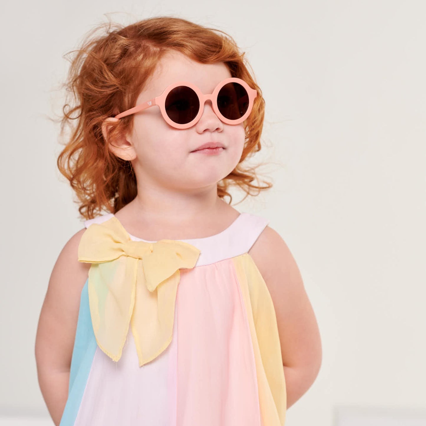 Euro Round Sunglasses | "Peachy Keen''
