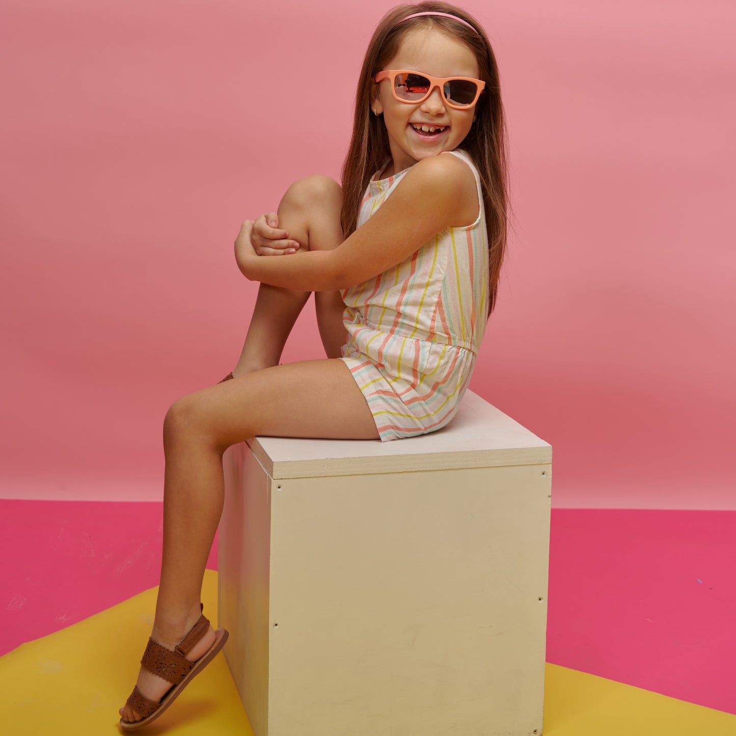 Polarized Navigator Sunglasses | Perfectly Papaya - Babiators Canada