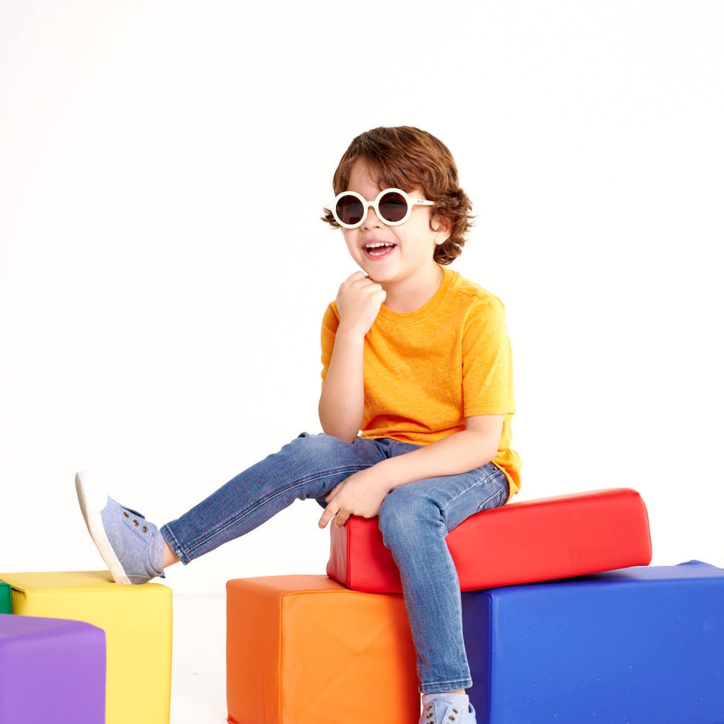 Euro Round Sunglasses | "Sweet Cream" - Babiators Canada