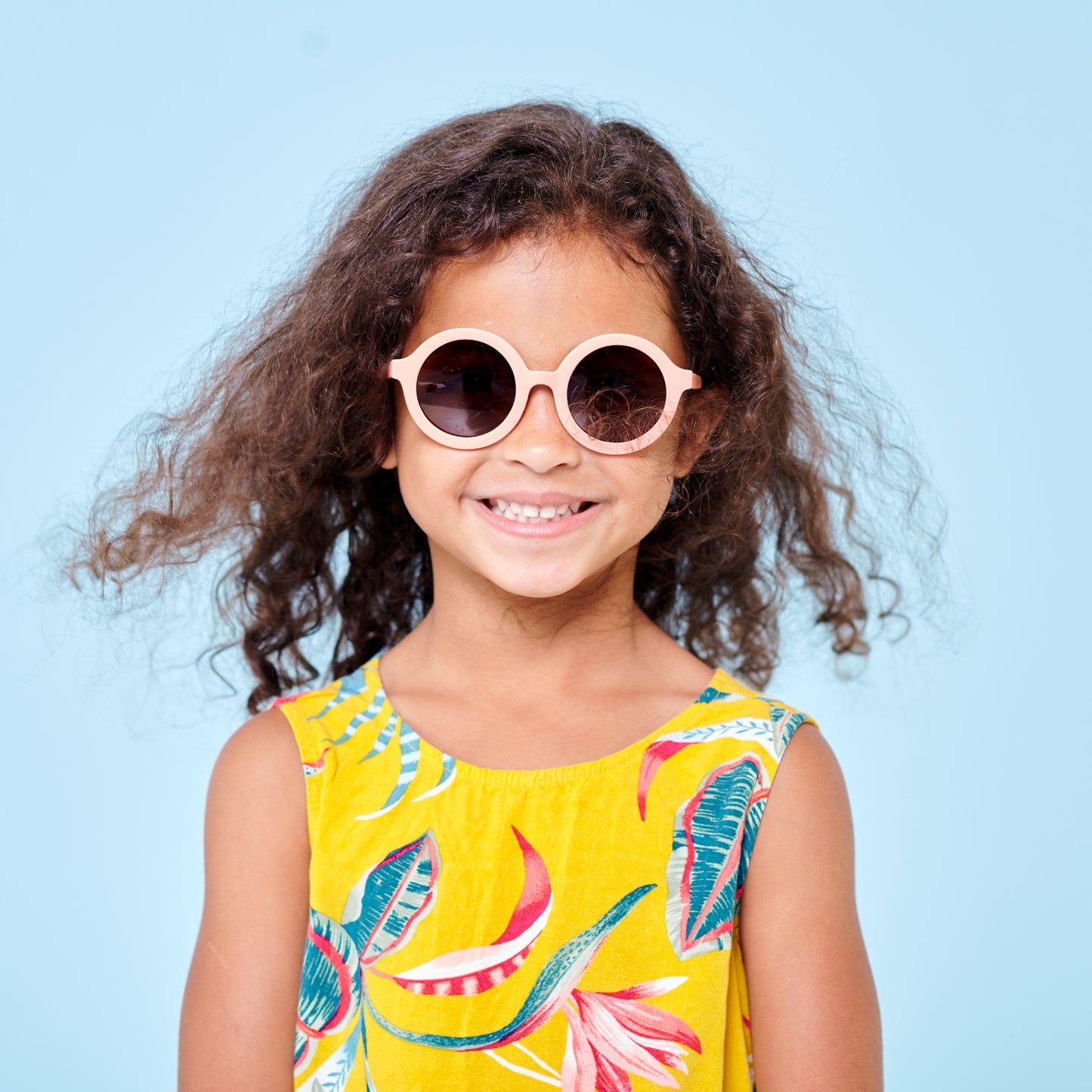 Euro Round Sunglasses | "Peachy Keen''