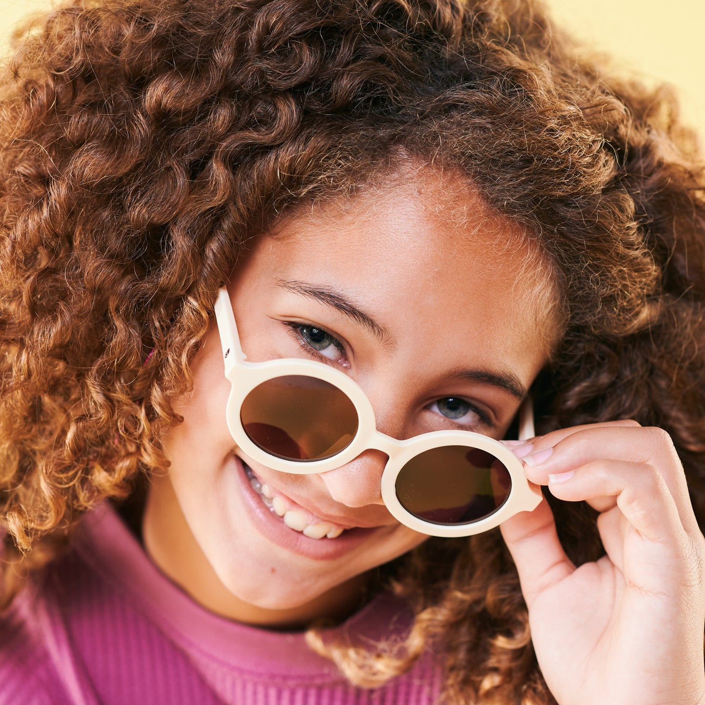 Euro Round Sunglasses | "Sweet Cream" - Babiators Canada