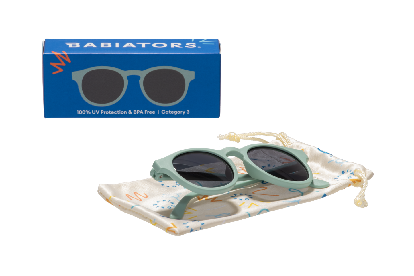 Non-Polarized Keyhole Sunglasses | Mint to Be - Babiators Canada