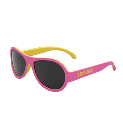 Non-Polarized Aviator Sunglasses | Pink Lemonade