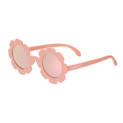The Flower Child: Pink Flower w/ Polarized TBD lens Sunglasses