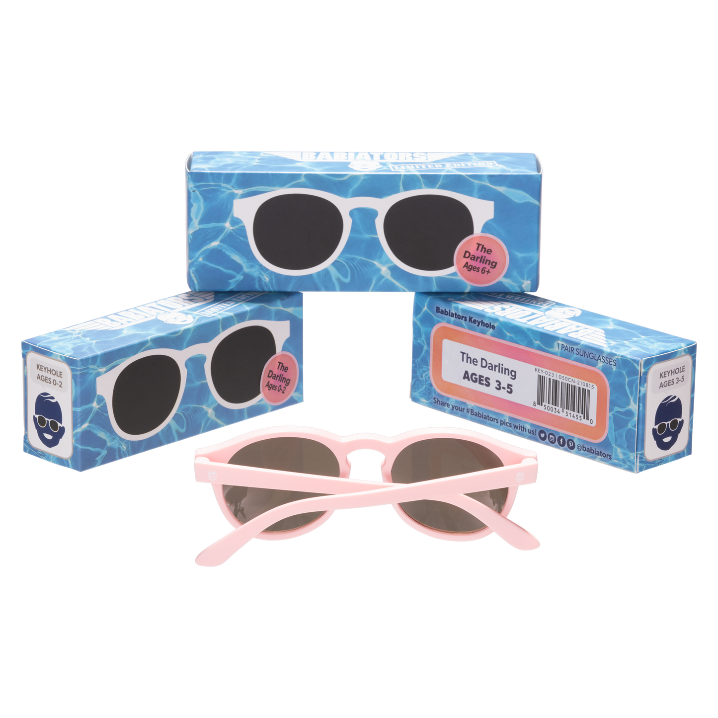 Keyhole non-polarized Sunglasses "The Darling"