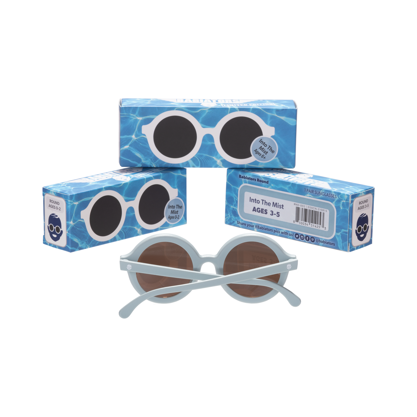 Euro Round Sunglasses ''Into The Mist''