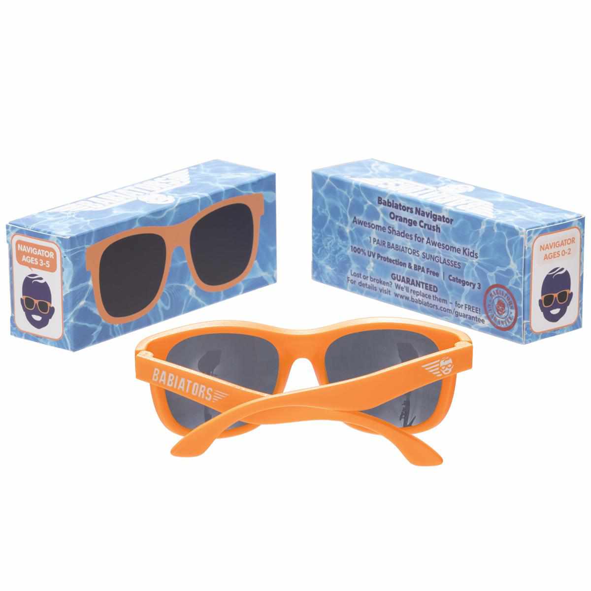 Non-Polarized Navigator Sunglasses | Orange Crush