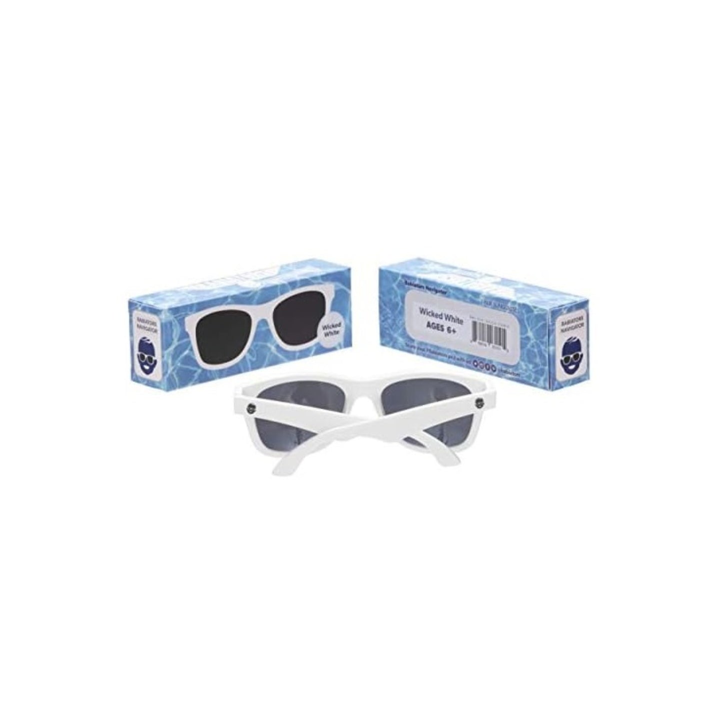 Non-Polarized Navigator Sunglasses | Wicked White