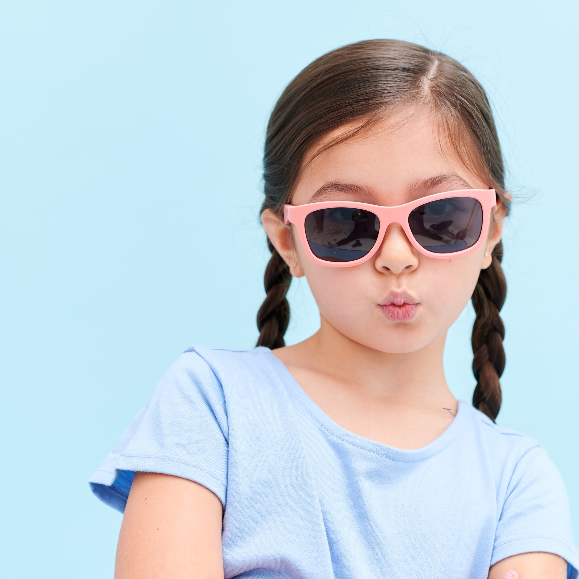 The Eco Collection Navigator Sunglasses | Seashell Pink - Babiators Canada