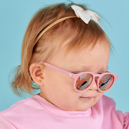 Polarized Keyhole Sunglasses | Pretty in Pink - Babiators Canada