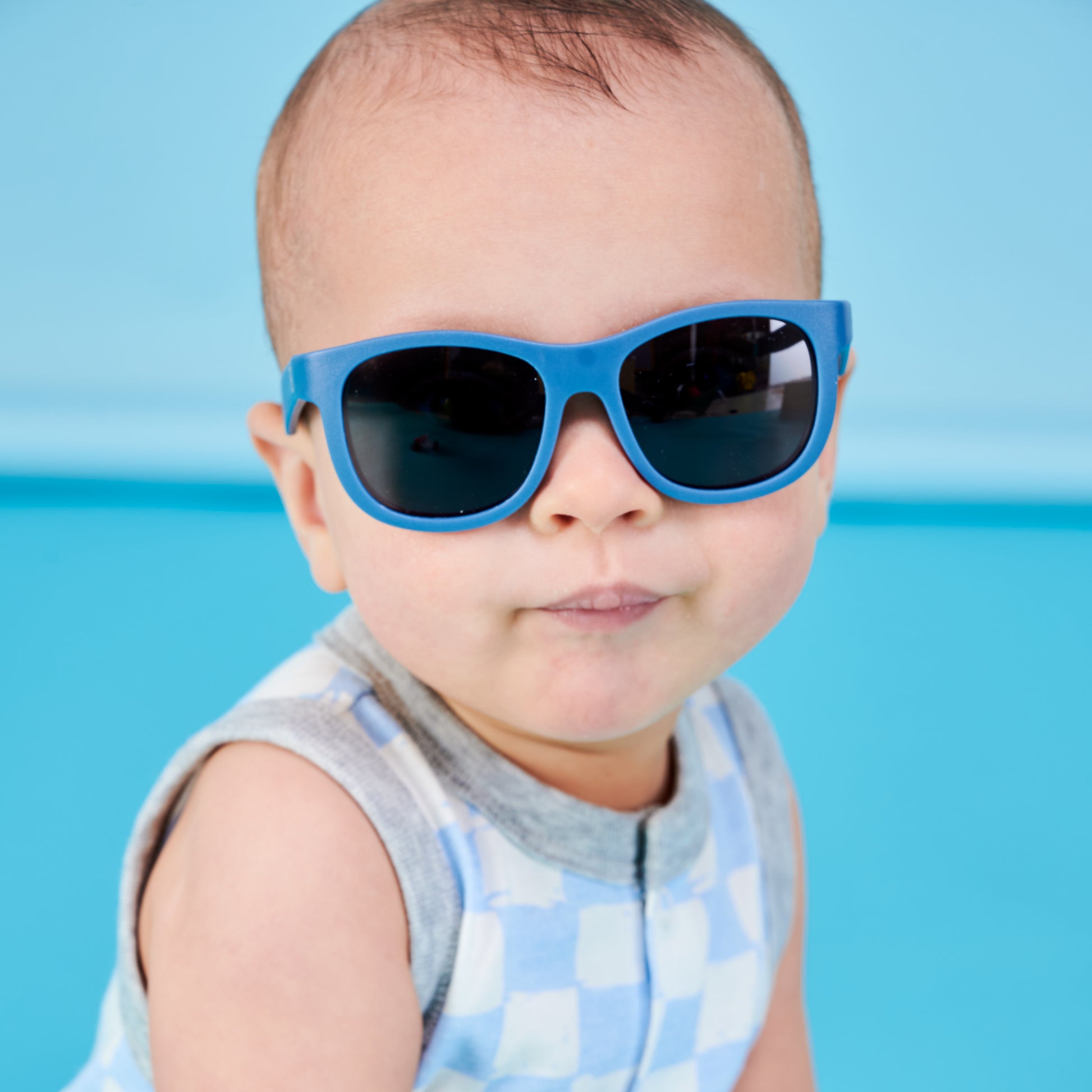 Édition limitée Les lunettes de soleil Eco-Line Navigator Bleu Pacifique 0-2 ANS