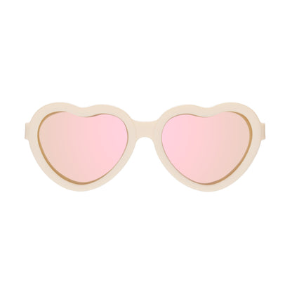 Core Polarized Heart Sunglasses | Sweet Cream