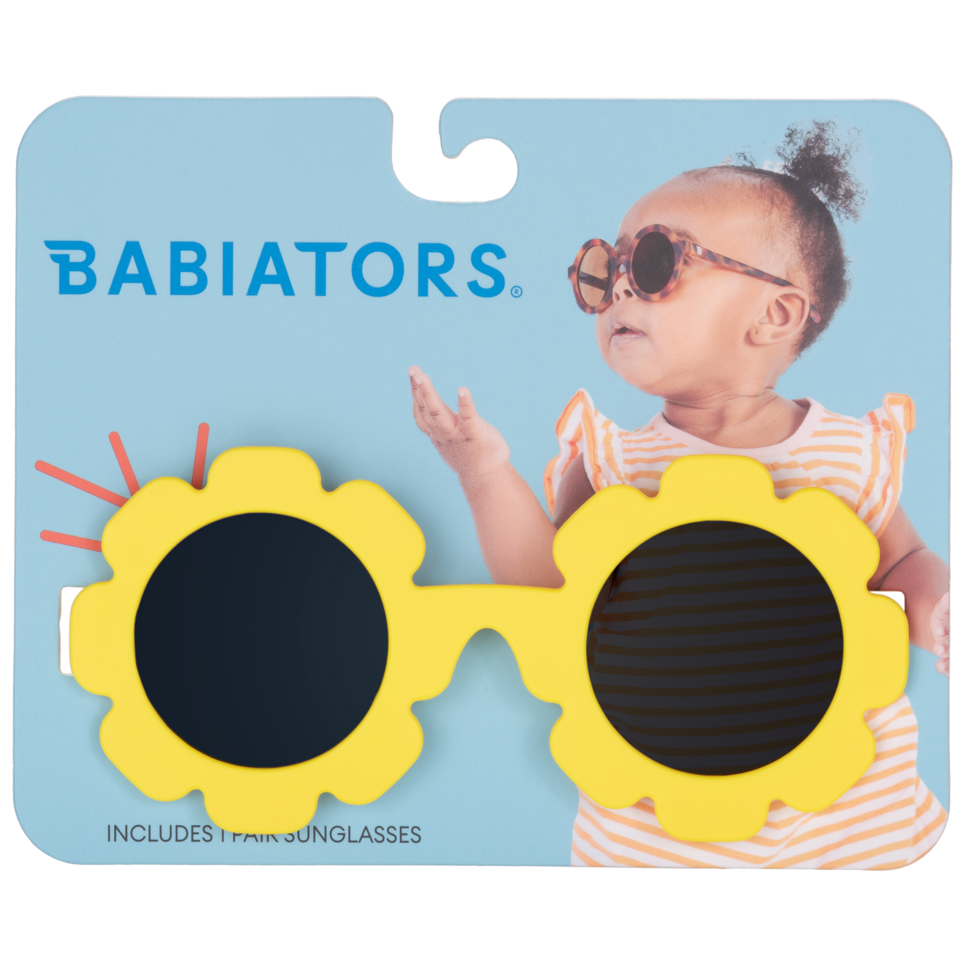 Hang Tag Flower Sunglasses | Neon Yellow - Babiators Canada