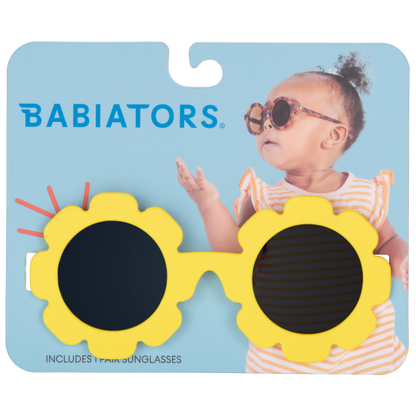 Hang Tag Flower Sunglasses | Neon Yellow - Babiators Canada