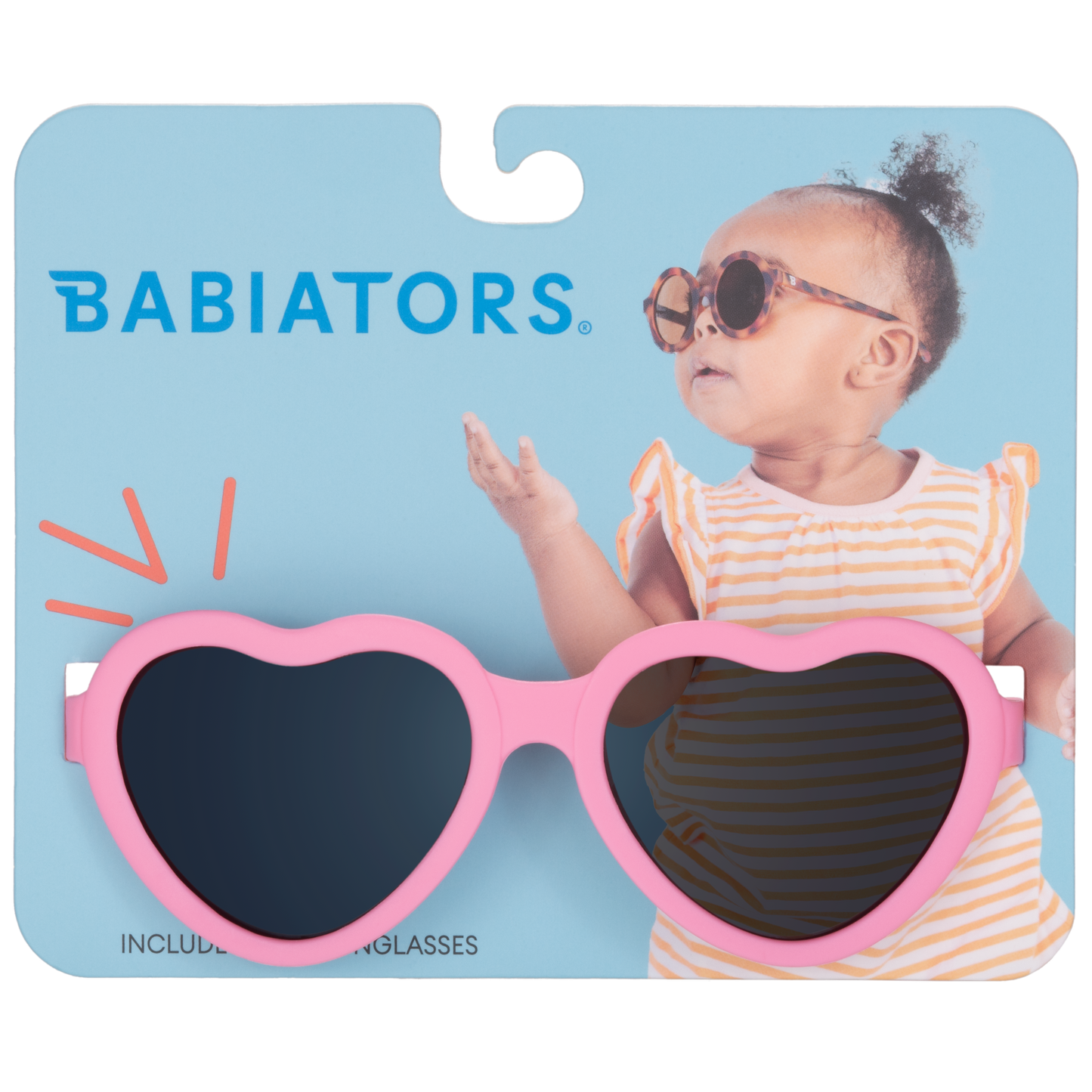 Hang Tag Heart Sunglasses | Candy Pink - Babiators Canada