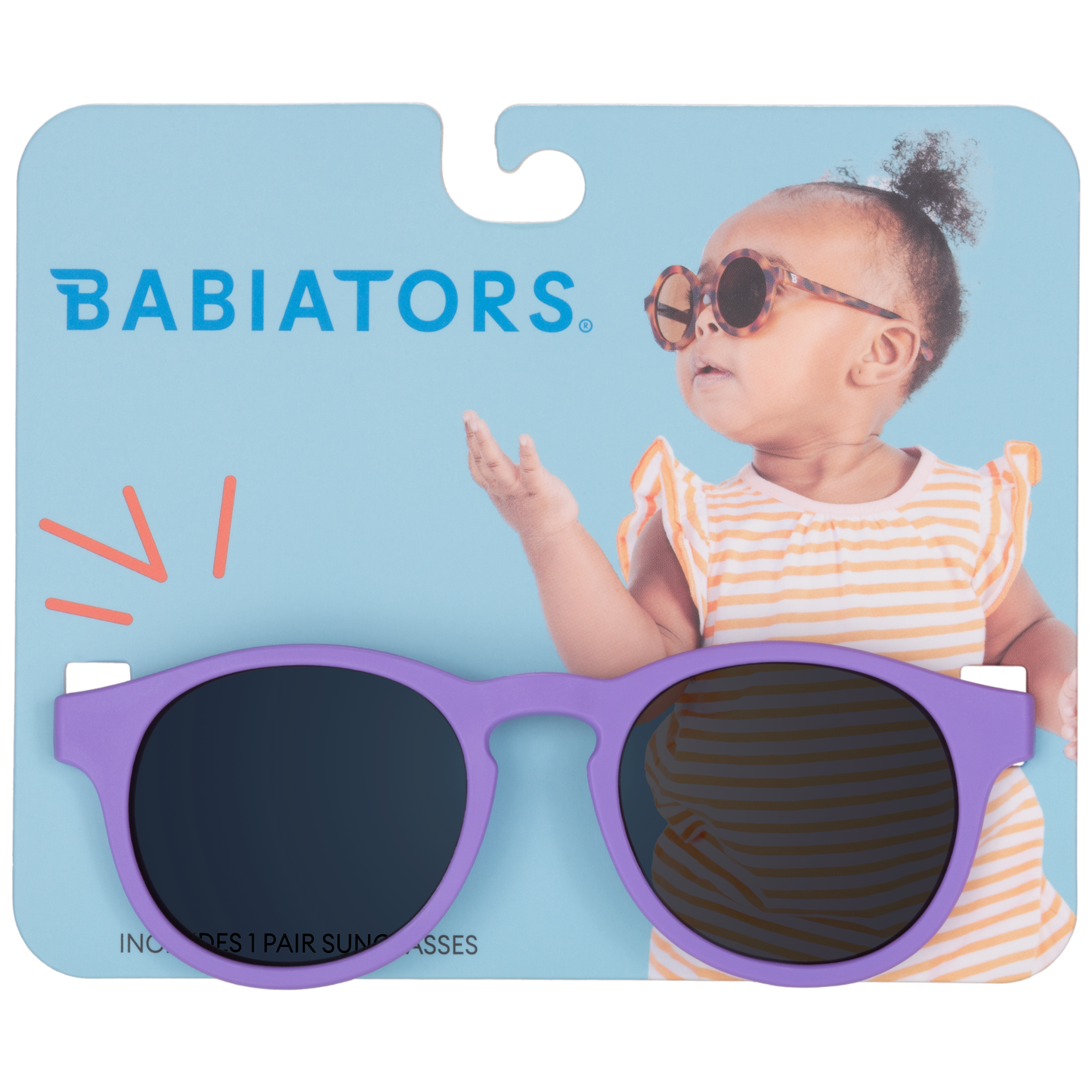 Hang Tag Keyhole Sunglasses | Cheerful Lavender - Babiators Canada