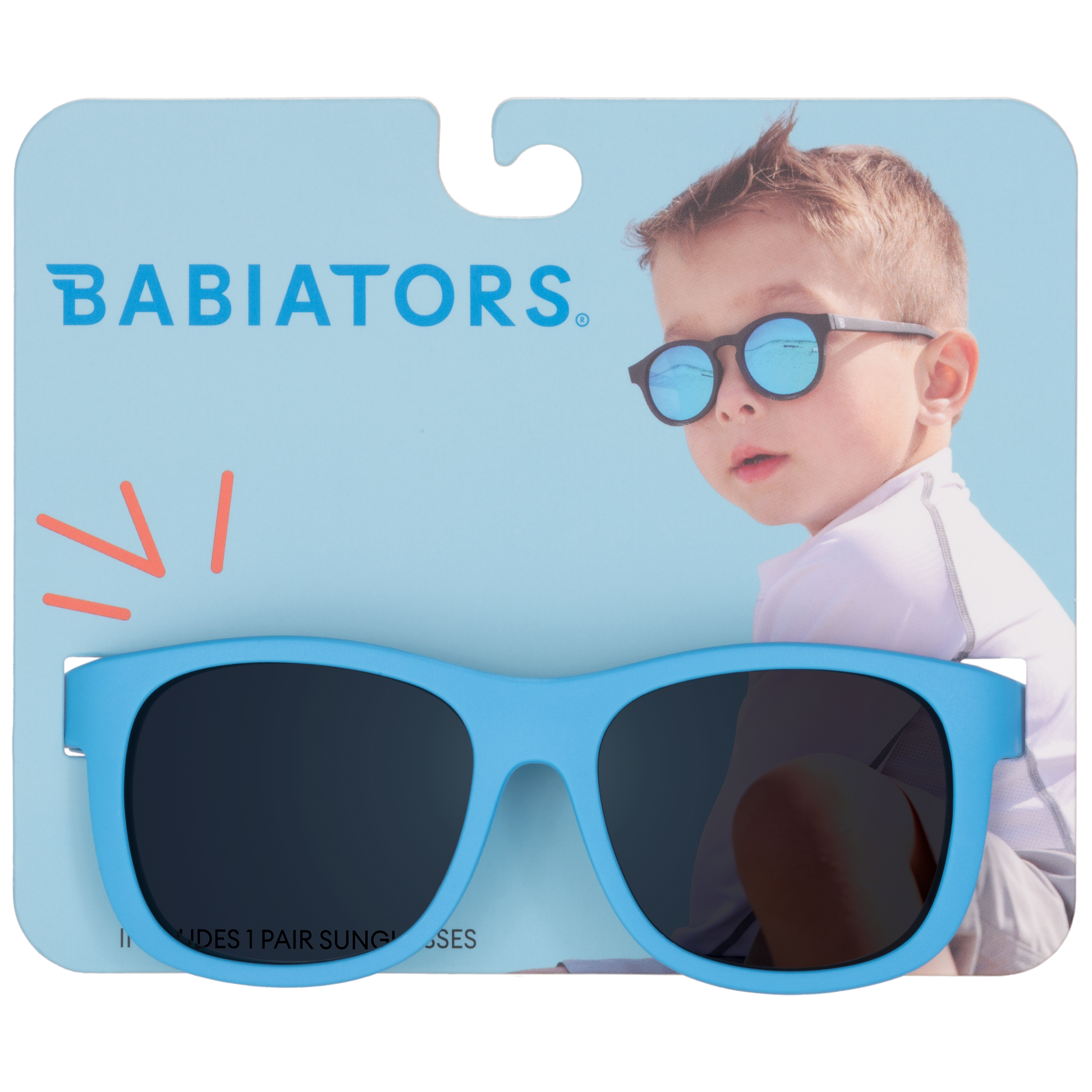 Hang Tag Navigator Sunglasses | Sky Blue - Babiators Canada