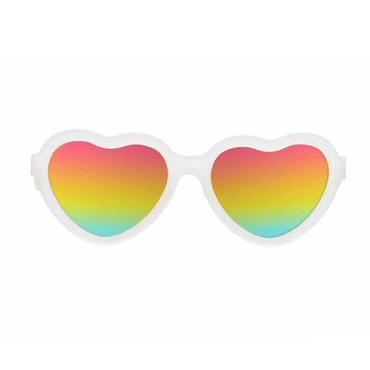 Limited Edition | Non-Polarized Mirrored Heart Sunglasses | The Rainbow