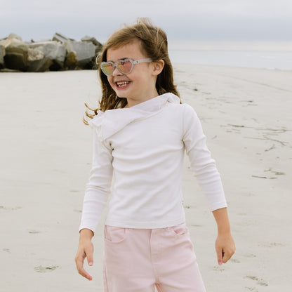 Non-Polarized Heart Sunglasses | "Silver Shimmer" - Babiators Canada