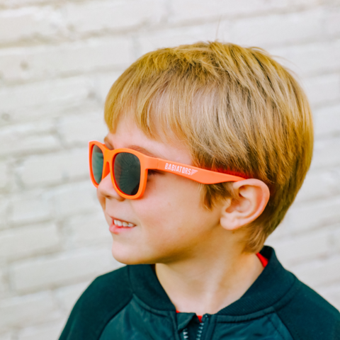 Non-Polarized Navigator Sunglasses | Orange Crush