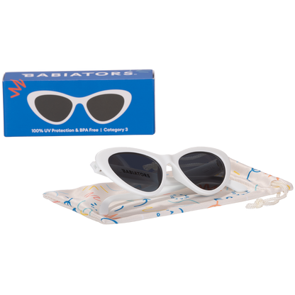 Non-Polarized Cat-Eye Sunglasses | Wicked White - Babiators Canada