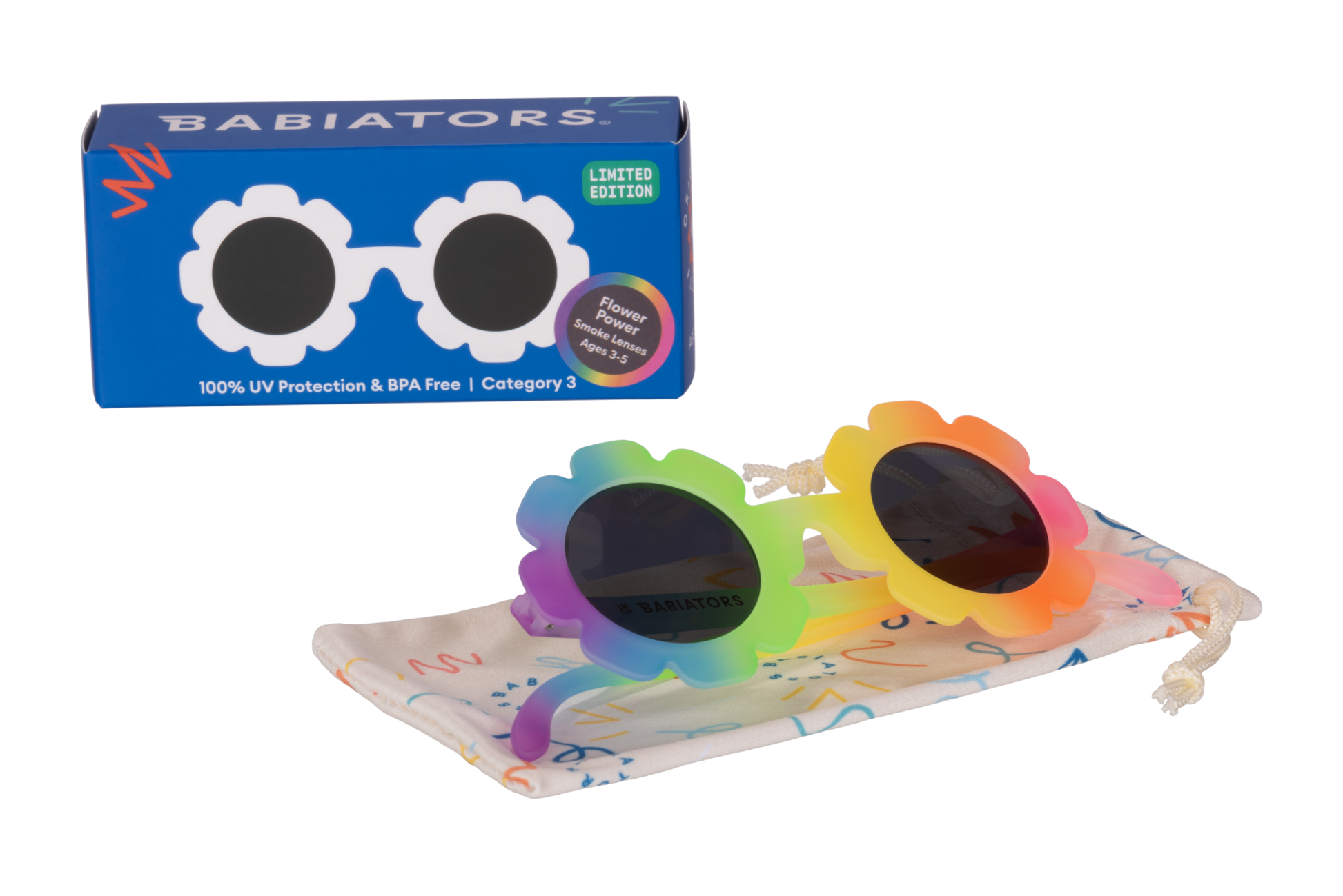 Rainbow Collection Flower Sunglasses l Flower Power – Babiators Canada Rainbow Collection Flower Sunglasses l Flower Power – Babiators Canada