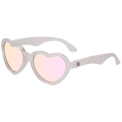 Non-Polarized Heart Sunglasses | "Silver Shimmer" - Babiators Canada