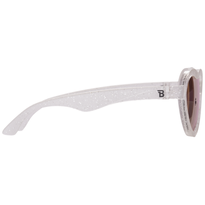 Non-Polarized Heart Sunglasses | "Silver Shimmer" - Babiators Canada