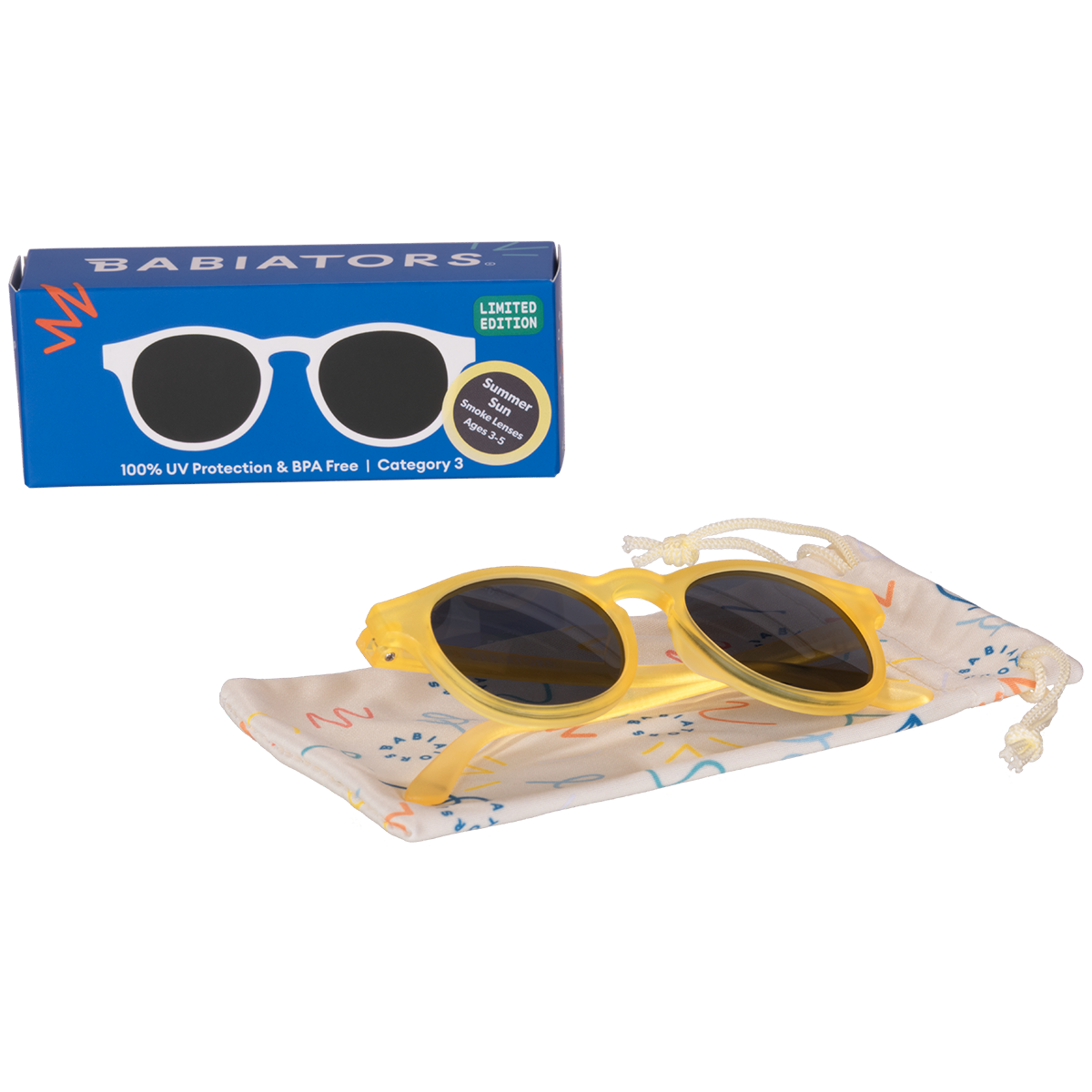 Limited Edition | Non-Polarized Keyhole Sunglasses | Transparent Yellow