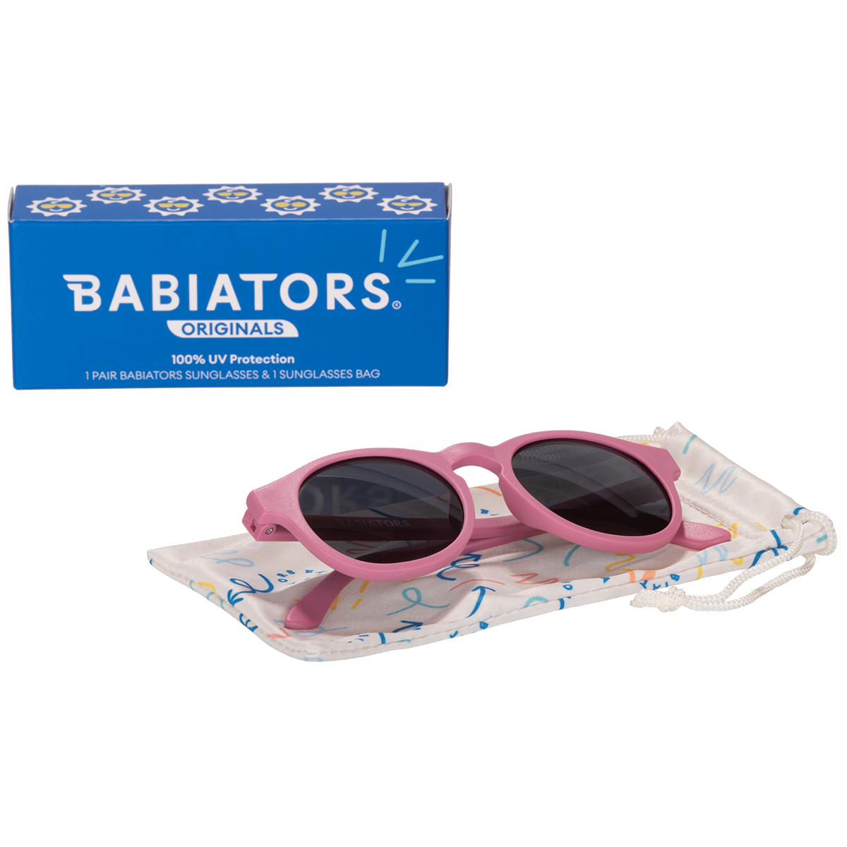Non-Polarized Keyhole Sunglasses | Moon Cherry - Babiators Canada