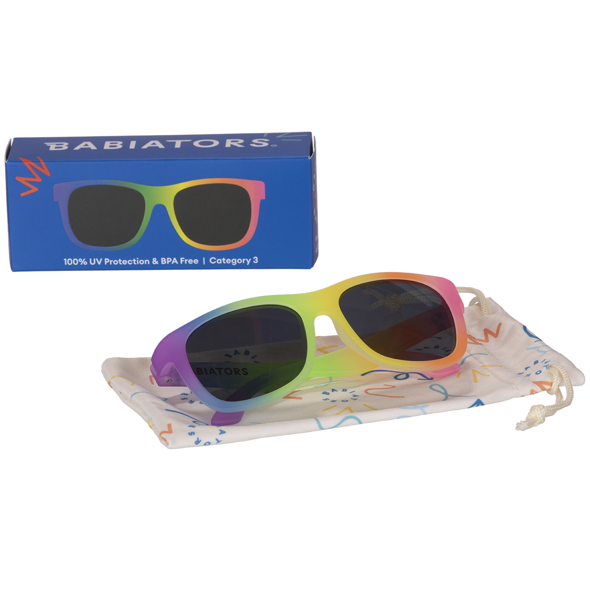 Non-Polarized Navigator Sunglasses | Rad Rainbow - Babiators Canada