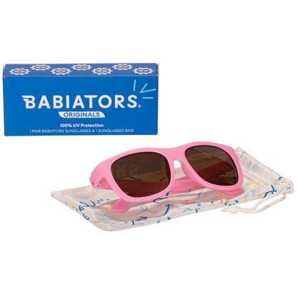 Non-Polarized Navigator Sunglasses | Candy Pink - Babiators Canada