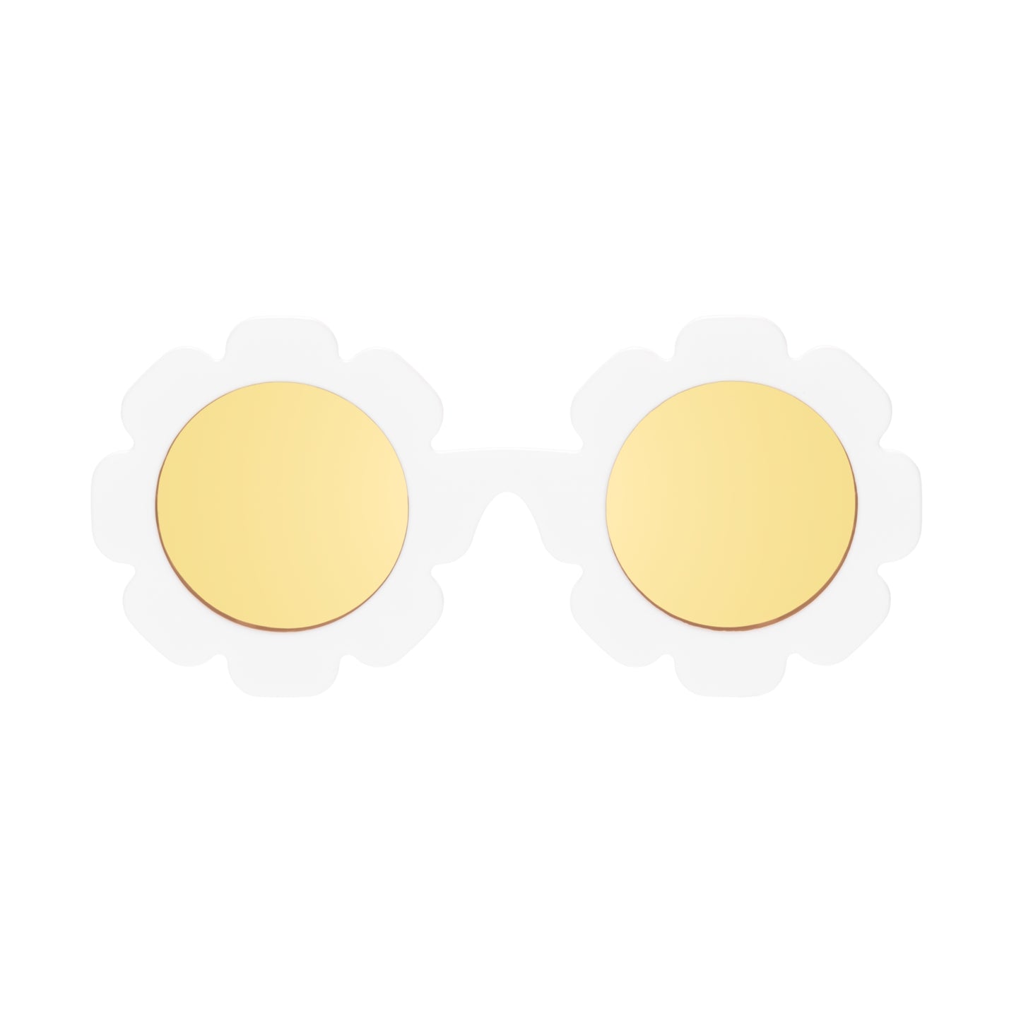 Polarized Flower Sunglasses | "White Daisy"