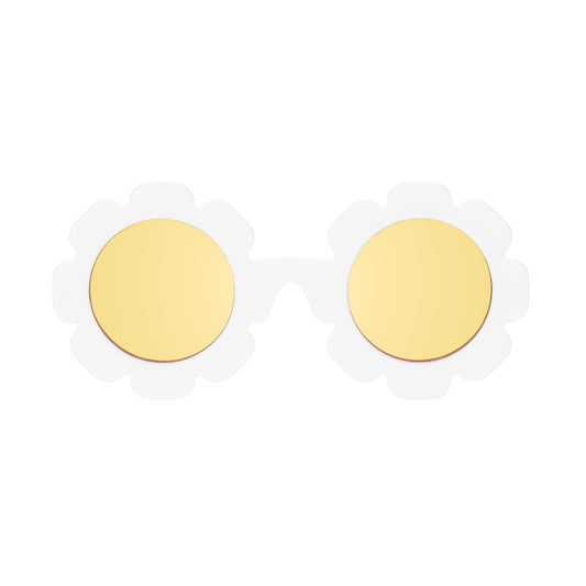 Polarized Flower Sunglasses | "White Daisy"