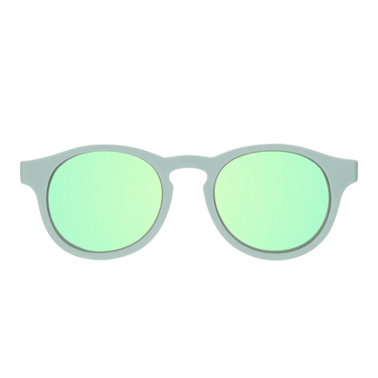 Polarized Keyhole Sunglasses | Seafoam Blue