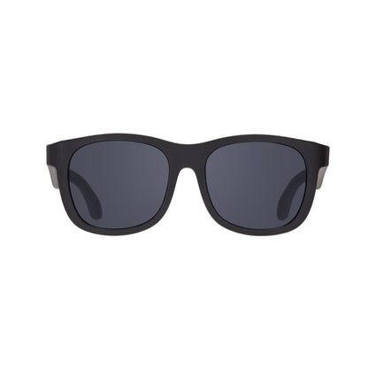 Polarized Navigator Sunglasses | Jet Black Smoke Lenses