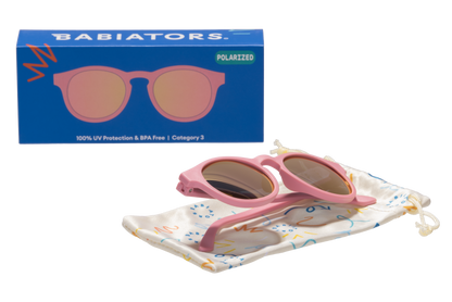 Polarized Keyhole Sunglasses | Pretty in Pink - Babiators Canada