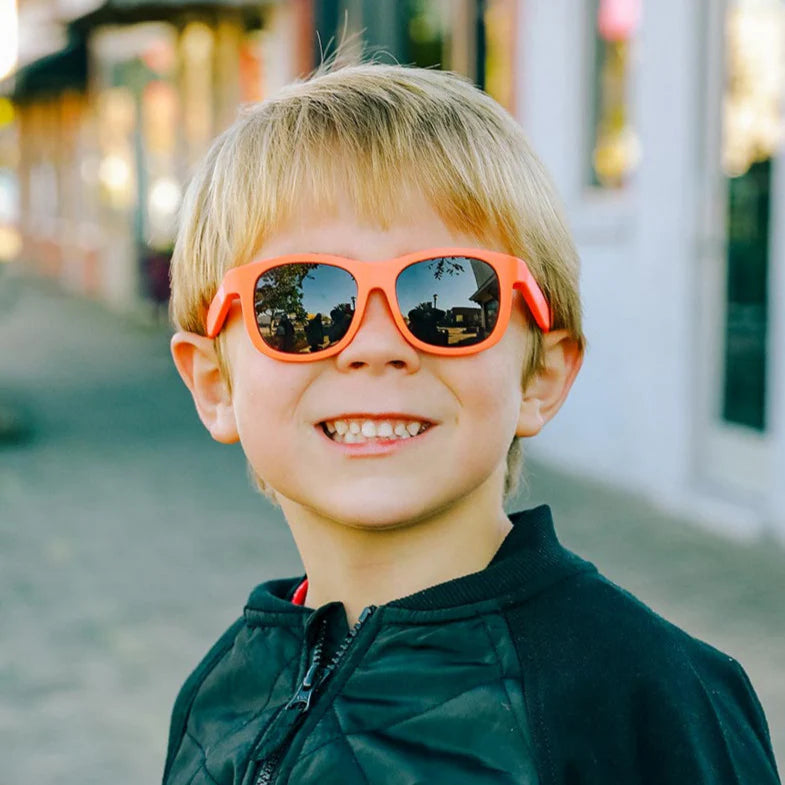 Non-Polarized Navigator Sunglasses | Orange Crush