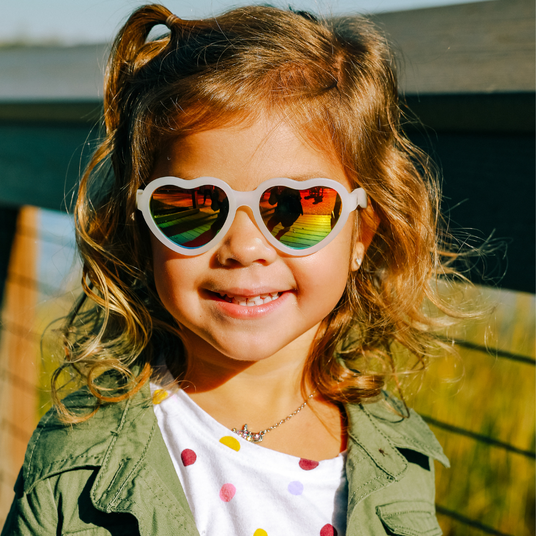 The Rainbow Heart Ltd Edition Non Polarized Sunglasses Babiators