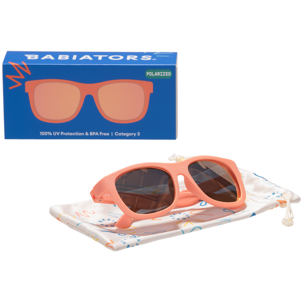 Babiators Navigator Polarized Sunglasses Papaya