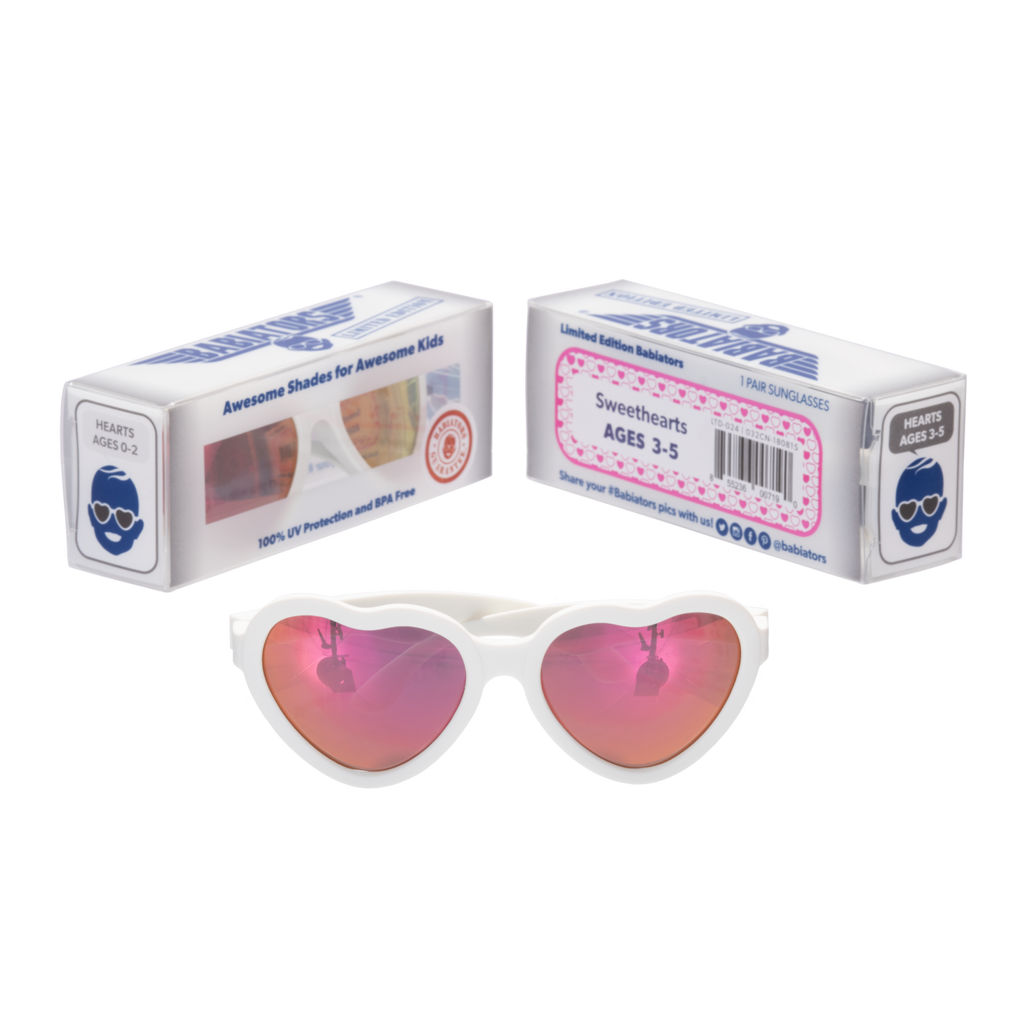 The Sweetheart Heart Ltd Edition Non-Polarized Sunglasses
